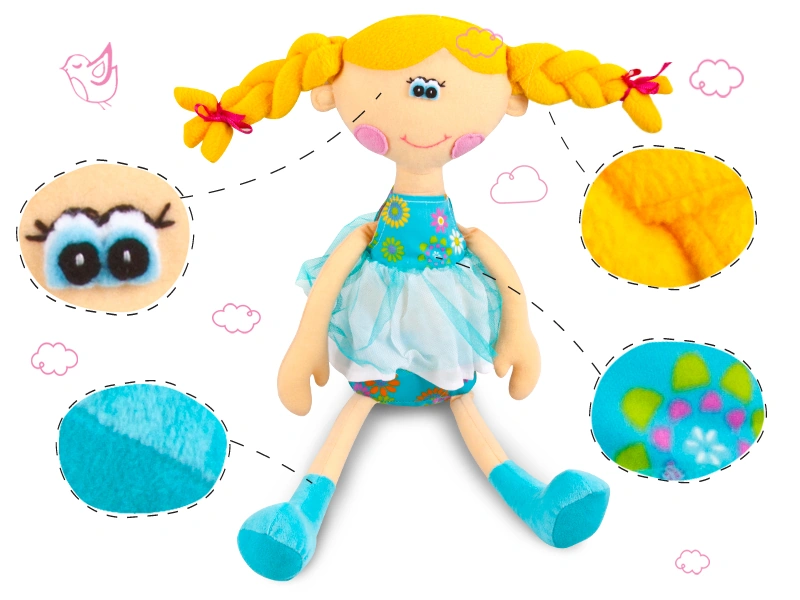Лялька Ангеліна Pink Elephant Doll Angelina Doll