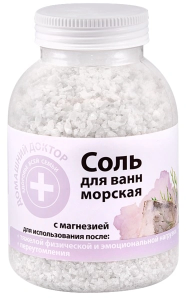 Сіль для ванни з магнезією Домашний Доктор (The Doctor) Salt with Chalk 1000г