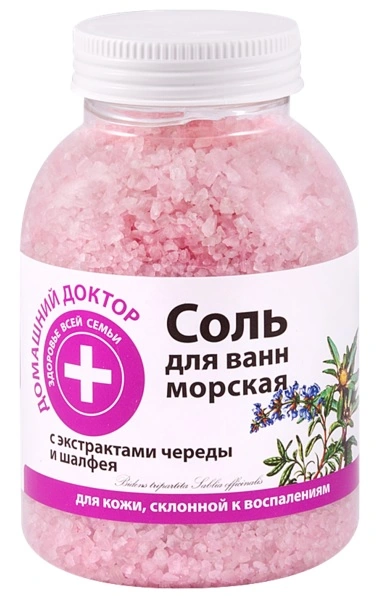Сіль з чергою та шавлією Домашний Доктор (The Doctor) Salt with Succession and Sage 1000г