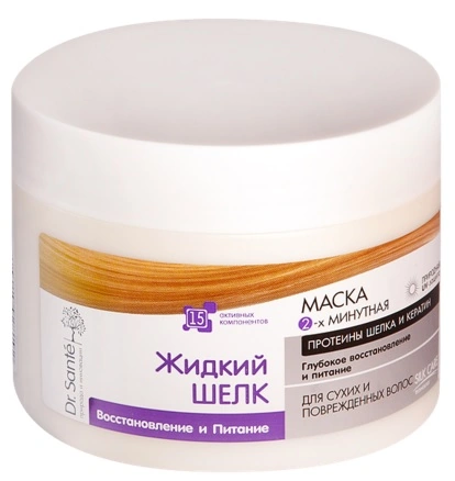 Маска для волосся Відновлення та Харчування Dr.Sante Mask Restoring and Nutrition 300мл