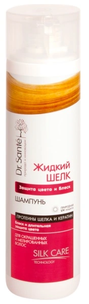 Шампунь Захист кольору та Блиск Dr.Sante Shampoo Color Protection and Shine 250мл