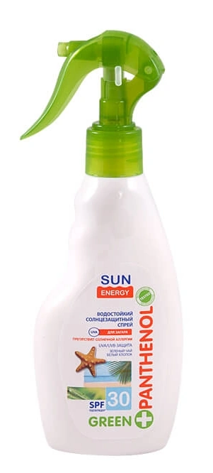 Sun Energy Green Panthenol Sun Spray SPF 30 200мл