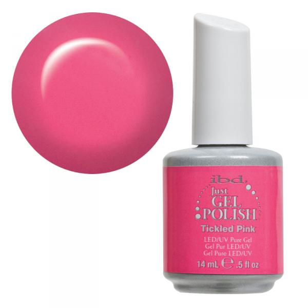 Захоплення IBD Just Gel Polish Tickled Pink світлий яскраво-рожевий, емаль 14 мл