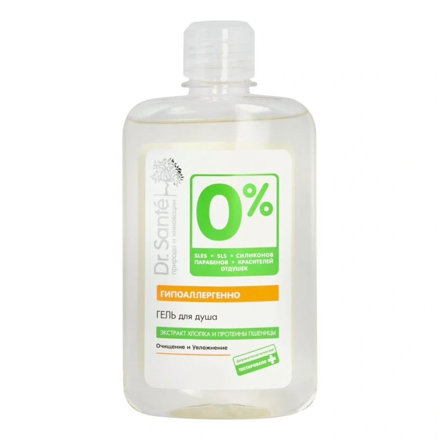 Гель для душу 0% Dr.Sante Shower Gel 0% 300 мл