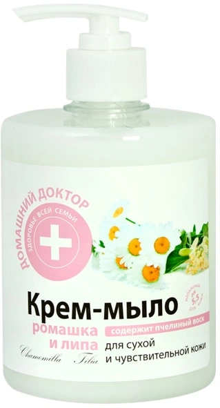 Рідке мило Ромашка та Липа Домашний Доктор (The Doctor) Liquid Soap Chamomile and Linden 500мл