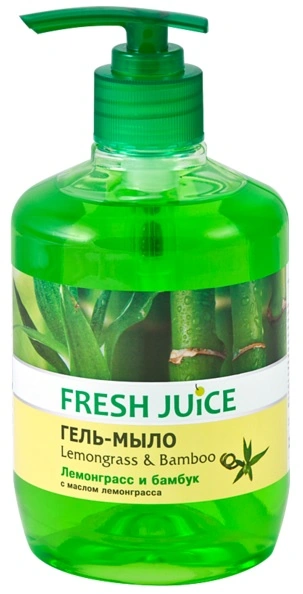 Fresh Juice Gel Soap Lemongrass and Bamboo 460мол