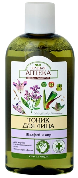 Зелена аптека Tonic for Oily and Combination Skin Sage and AIR 200мл