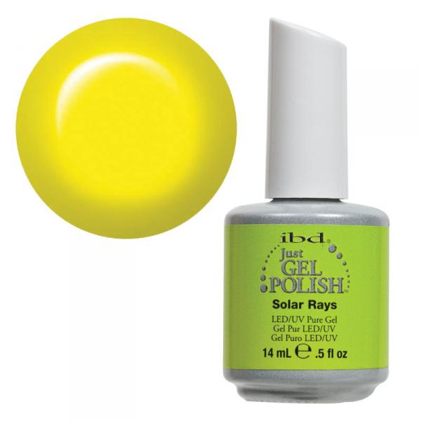 Промені сонця IBD Just Gel Polish Solar Rays яскравий, жовто-салатовий, емаль 14 мл