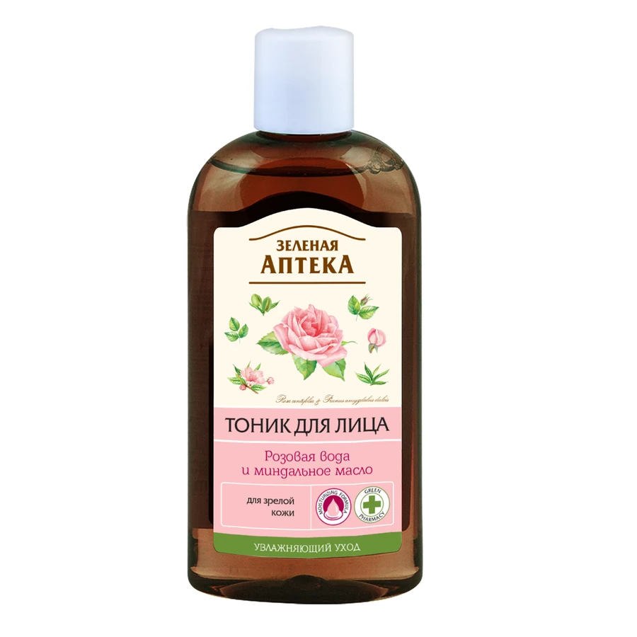 Зелена аптека Tonic для Mature Skin Rose Water and Almond Oil 200 мл