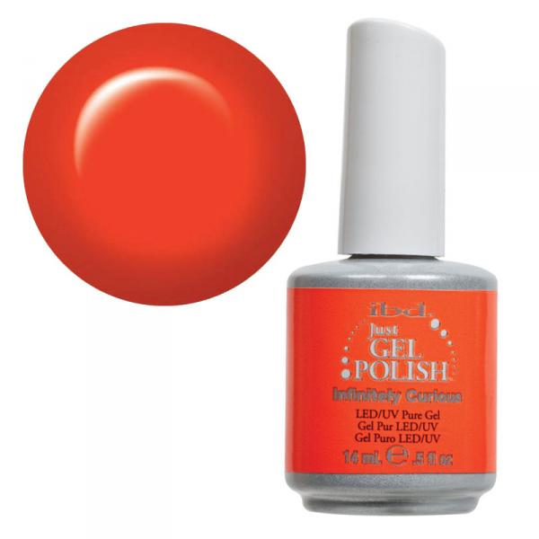 Безмежно цікавий IBD Just Gel Polish Infinitely Curious яскраво-жовтогарячий, емаль 14 мл