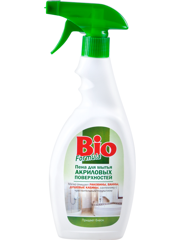 Піна для миття акрилових поверхонь BIO Formula Foam Cleaning of Acrylic Surfaces 500мл