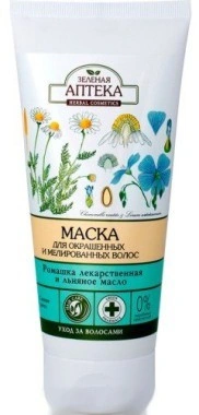 Зелена аптека Hair Mask Daisy and Flaxseed Oil для Colored and Highlighted Hair 200мл