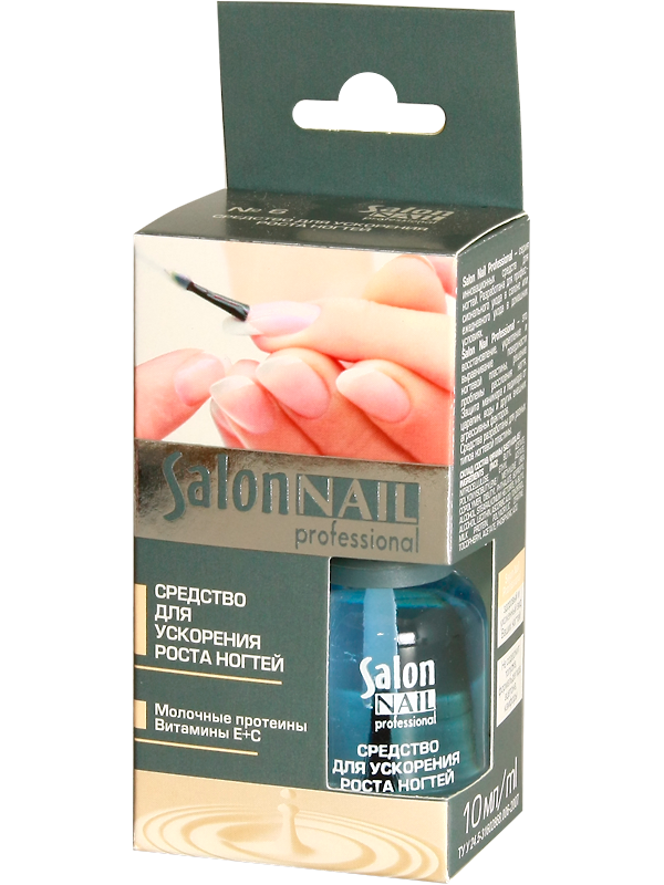 Засіб для прискорення росту нігтів №6 Salon Professional №6 Means for Accelerating the Growth of Nails 10 мл