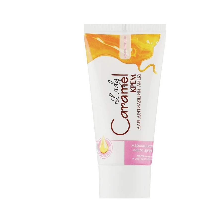 Крем для депіляції обличчя ультраніжний Lady Caramel Cream for Depilation Face 50 мл