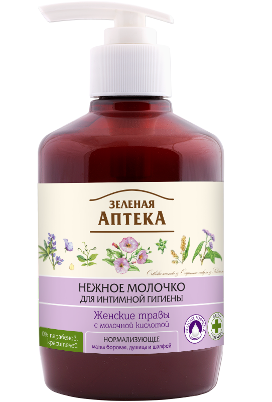 Зелена аптека Milk for Intimate Hygiene Women Grass 370 мл