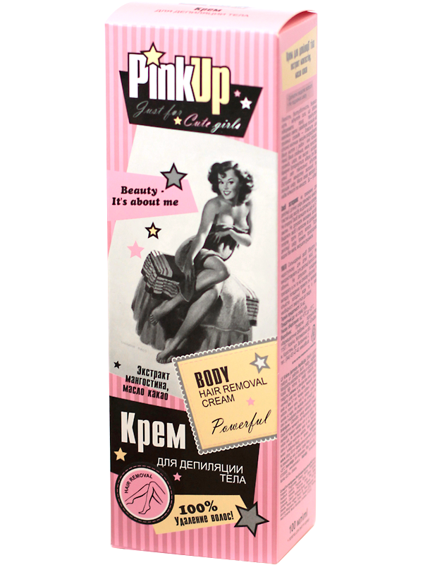 Крем для депіляції тіла Pink Up Body Hair Removal Cream 100 мл