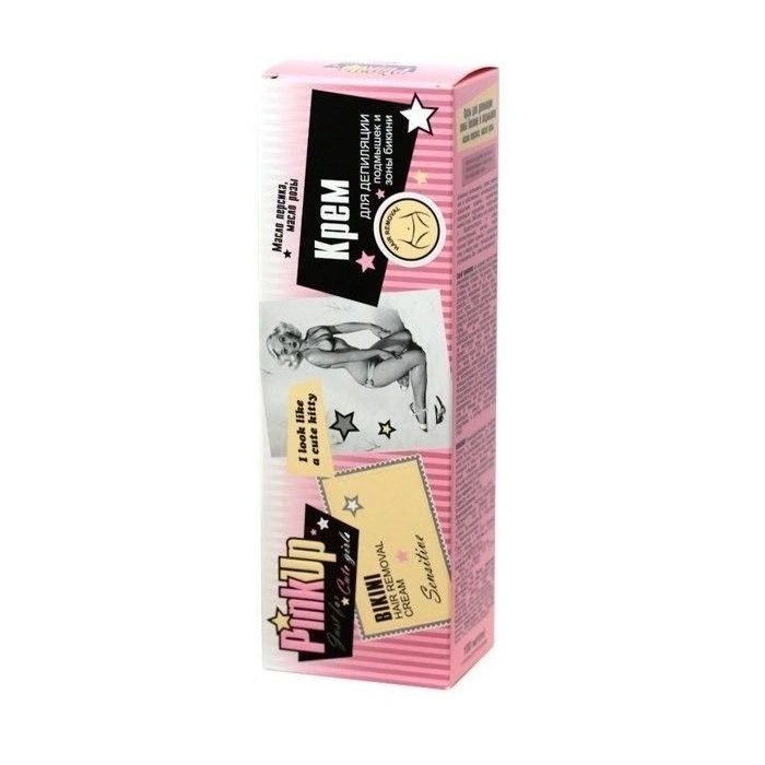 Крем для депіляції пахв та зони бікіні Pink Up Body Hair Removal Cream 100 мл