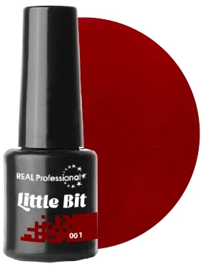 Гель-лак Real Professional Gel Polish №01 Little Bit 6мол червоний, емаль