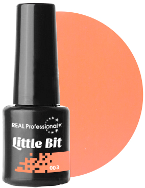Гель-лак Real Professional Gel Polish №03 Little Bit 6мол яскравий кораловий неоновий, емаль