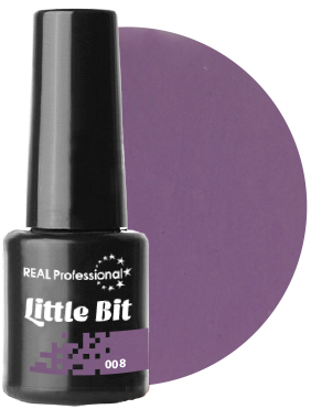 Гель-лак Real Professional Gel Polish №08 Little Bit 6мол фіолетовий, емаль