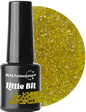 Гель-лак Real Professional Gel Polish №18 Little Bit 6мол з шиммером