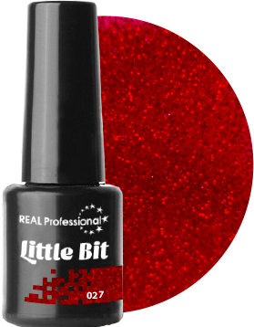 Гель-лак Real Professional Gel Polish №27 Little Bit 6мол з шиммером