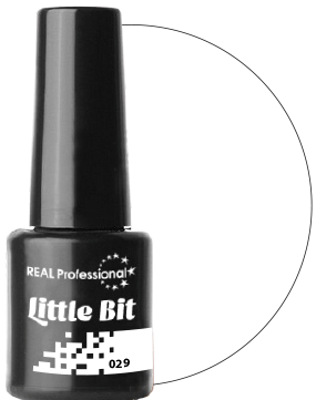 Гель-лак Real Professional Gel Polish №29 Little Bit 6мол білий, емаль