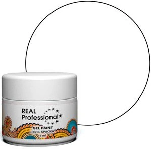 Real Professional Gel-Paint White (31.02) 6мл