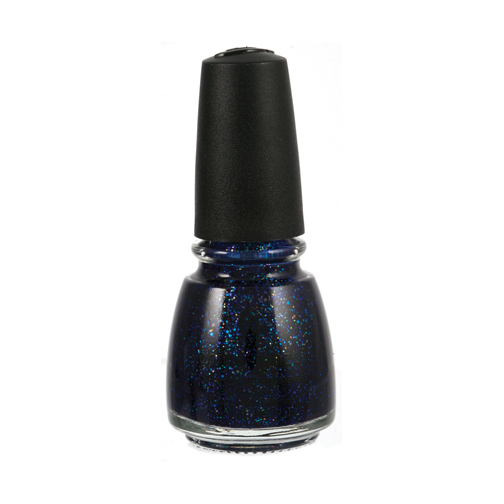 Лак China Glaze Meteor Shower темно-синій із гліттером 14 мл
