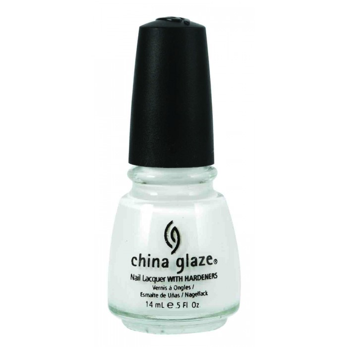 Лак China Glaze Snow білий, емаль 14 мл