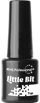 Верхнє покриття для гель-лаків Real Professional Top Little Bit 6 мл