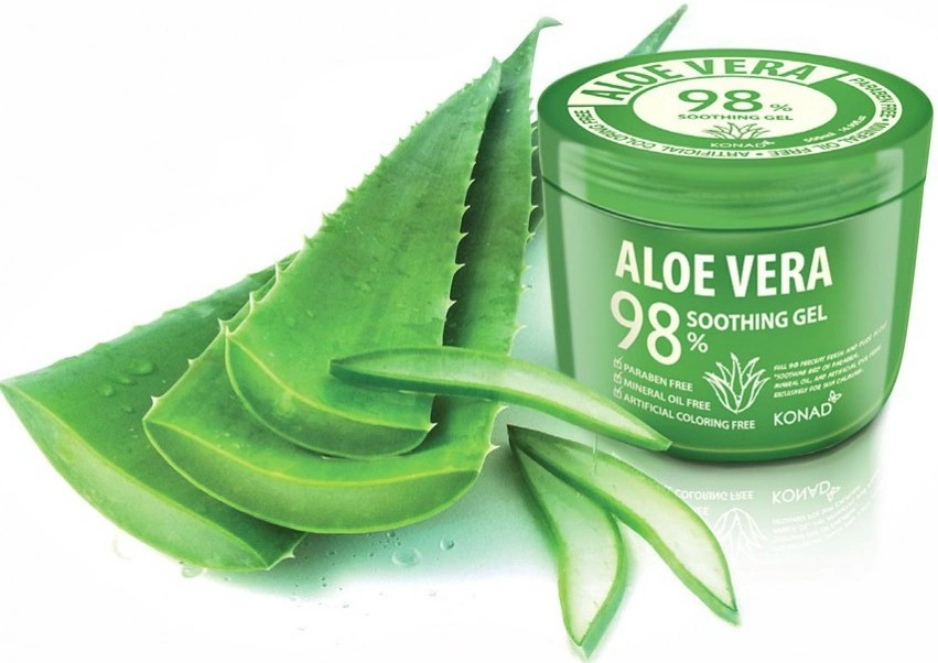 Зволожуючий гель ALOE VERA 98% SOOTHING GEL Konad Aloe Vera 98% Soothing Gel 500мл