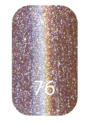 Магнітний гель-лак «котяче око» Trendy Nails Gel Polish Cats eye №76 приглушений рожевий, щільний шиммер 8 мл