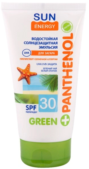 Sun Energy Green Panthenol Emulsion Sun SPF 30 150мол