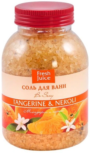 Сіль для ванн Tangerine & Neroli 1100г Fresh Juice Bath Salt Tangerine and Neroli 1100г