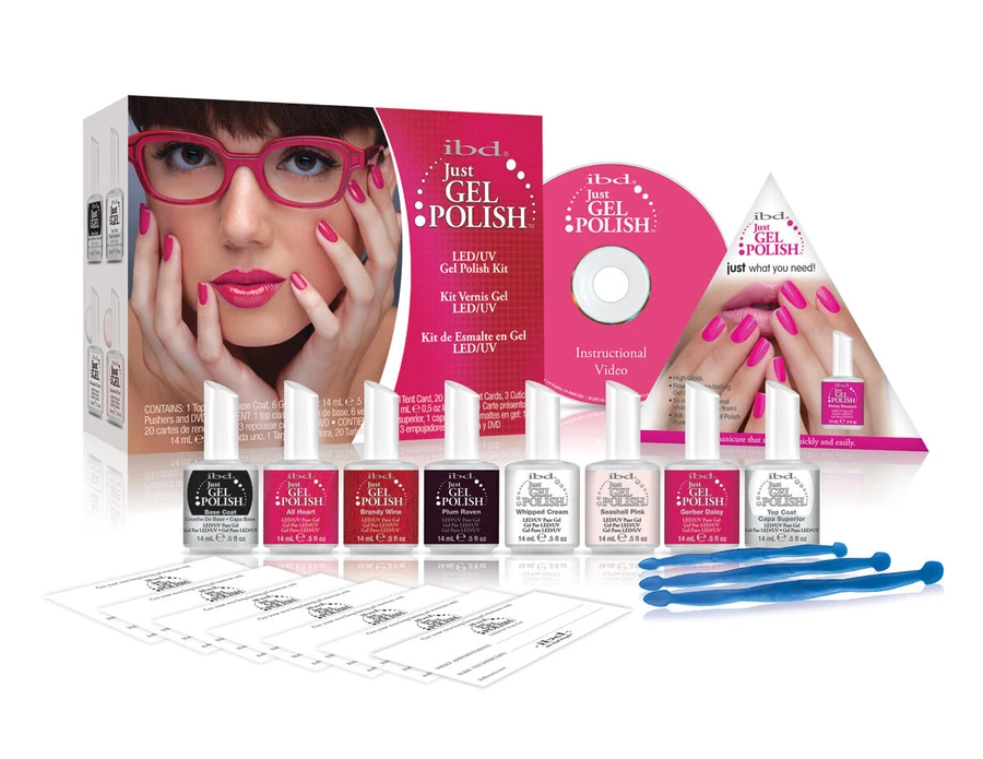 Стартовий набір гелевих лаків Just Gel Polish IBD Just Gel Polish Starter Kit