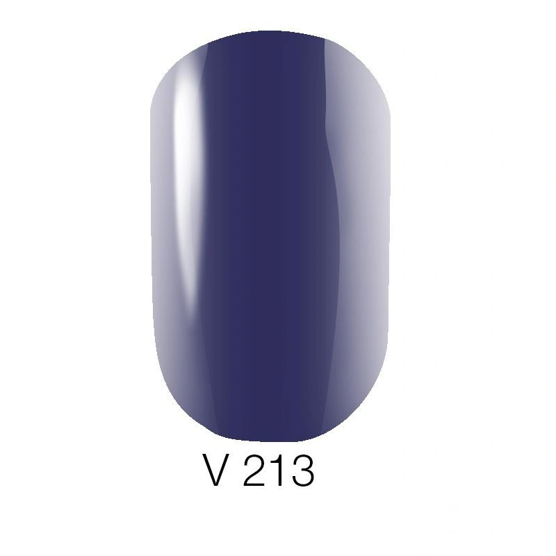 Гель-лак Naomi Gel Polish №213 вітражний, синьо-фіолетовий, емаль 6 мл