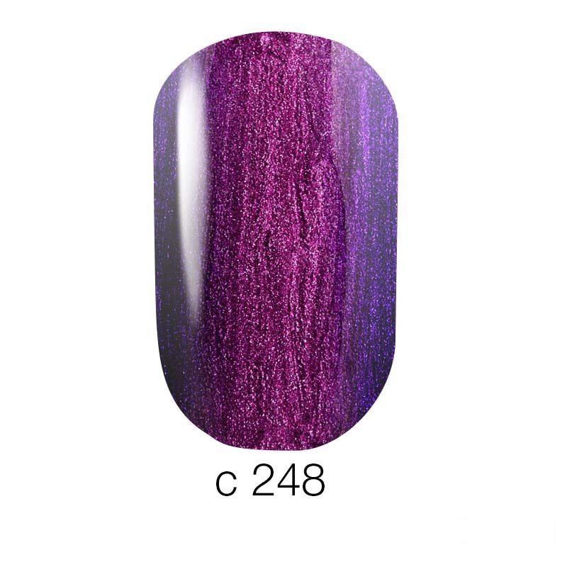 Гель-лак хамелеон Naomi Chameleon Gel Polish №248 фіолетовий із шиммером 6 мл