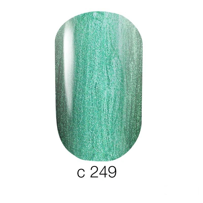 Гель-лак хамелеон Naomi Chameleon Gel Polish №249 бірюзовий із шиммером 6 мл