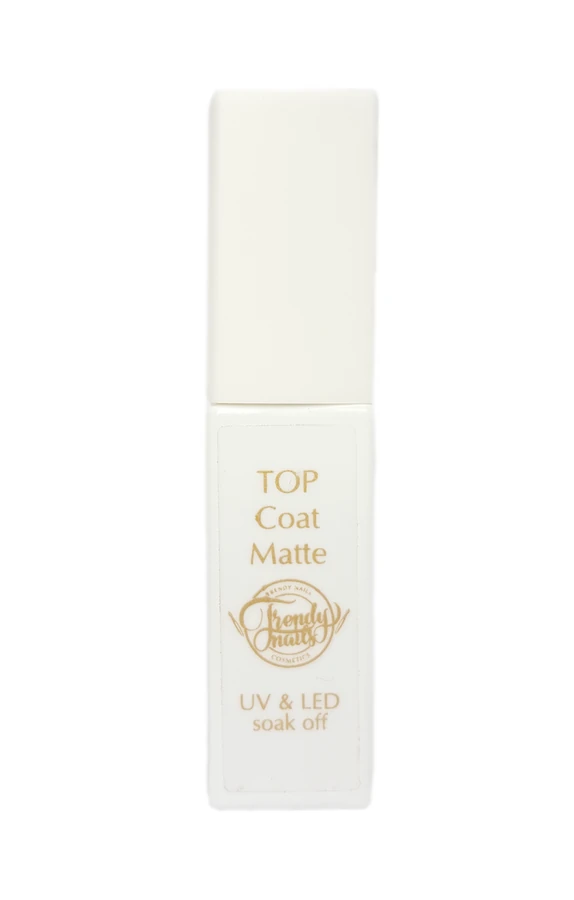 Верхнє матове покриття для гель-лаків Trendy Nails Top Coat Matte 8 мл