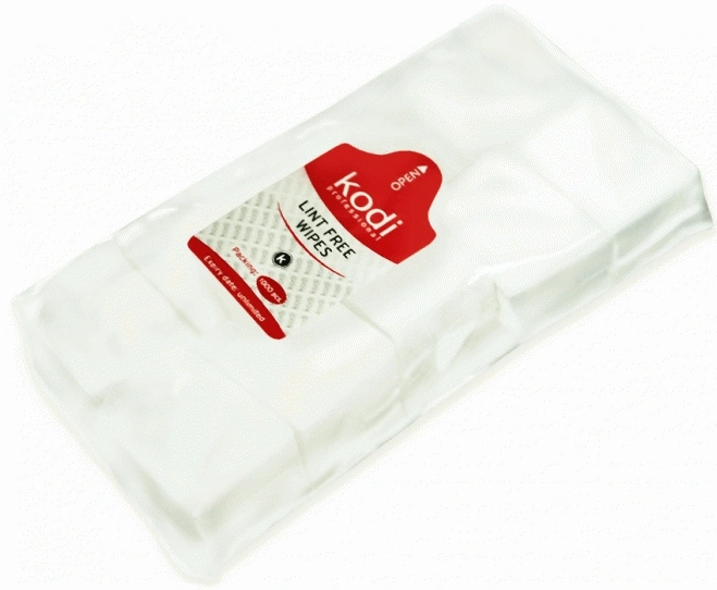 Серветки безворсові 6x5 см Kodi Lint Free Wipes 1000 шт