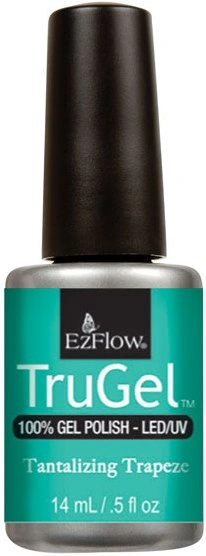 Гель-лак EzFlow TruGel Tantalizong Trapeze світла бірюза, емаль 14 мл