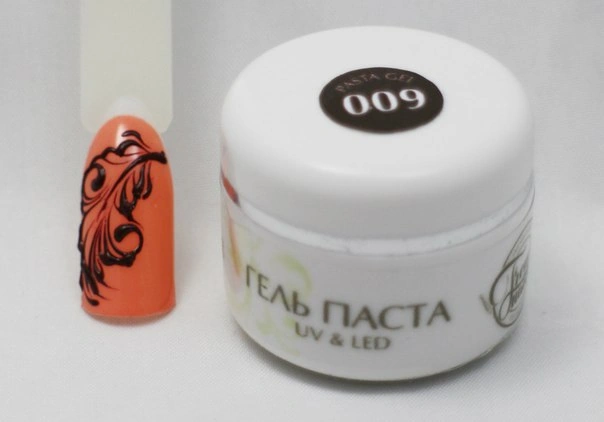 Гель-паста Trendy Nails Gel Paste №9 коричнева 5г