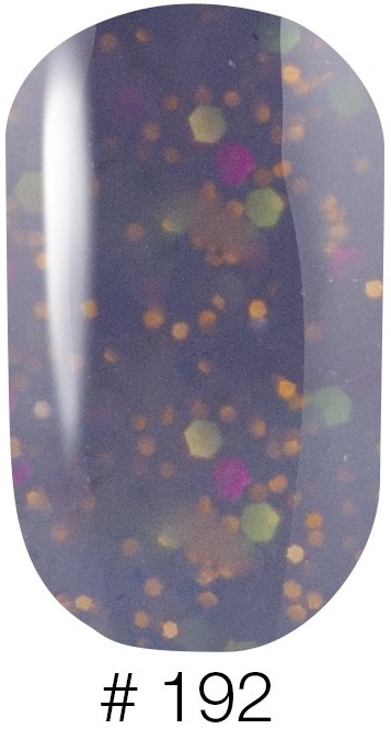 Гель-лак Naomi Gel Polish Candy Bar №192 6мол молочно-лілова карамель із конфетті