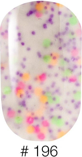 Гель-лак Naomi Gel Polish Candy Bar №196 6мол молочна карамель із конфетті