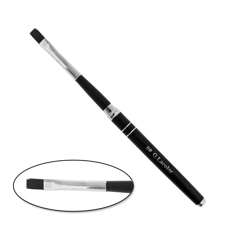 G.La color Brush to Build with Black Handle №8
