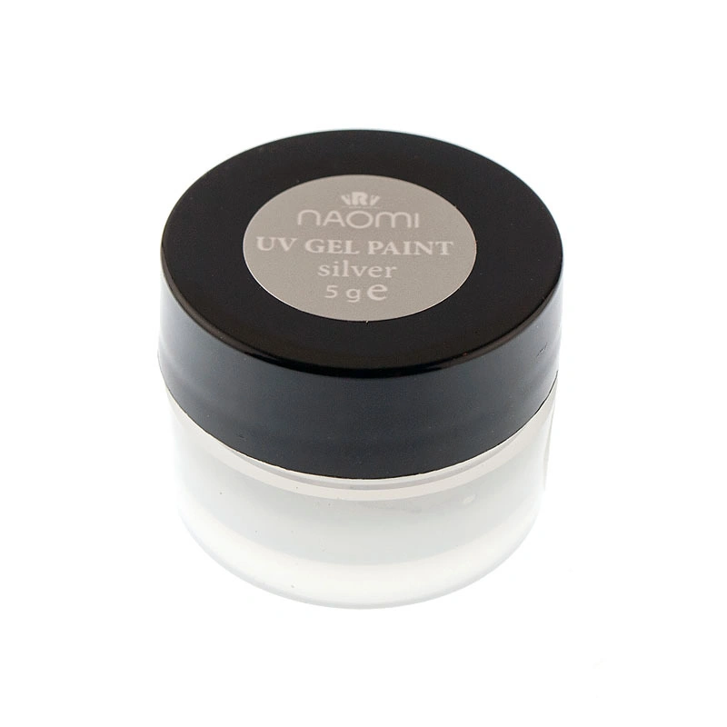 Гель-фарба Naomi Silver UV Gel Paint сріблястий 5г