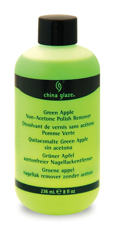 Рідина для зняття лаку з ароматом зеленого яблука China Glaze Green Apple N/A Polish Remover 236 мл