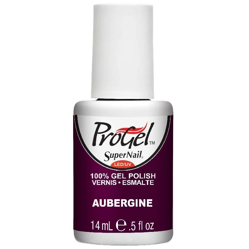 Гель-лак Баклажан Super Nail ProGel Aubergine баклажановий, емаль 14 мл