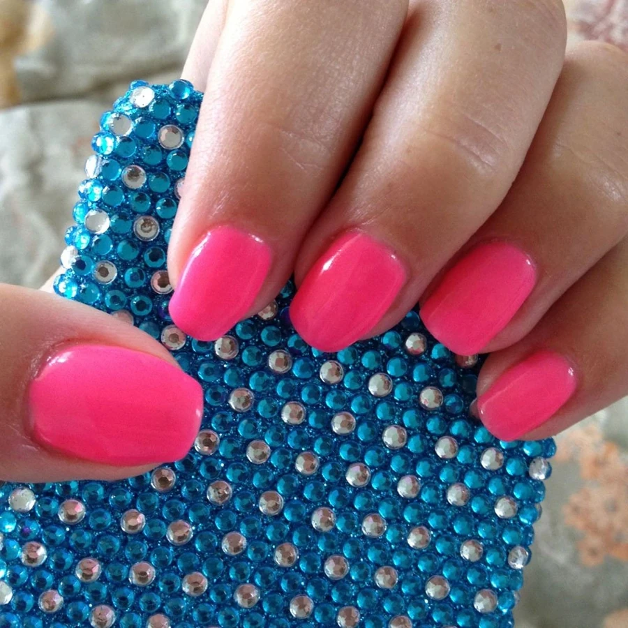 Гель-лак Електричний рожевий Super Nail ProGel Electric Pink яскравий неоново-рожевий, емаль 14 мл
